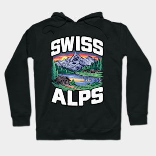 Swiss Alps. Traveling Hoodie